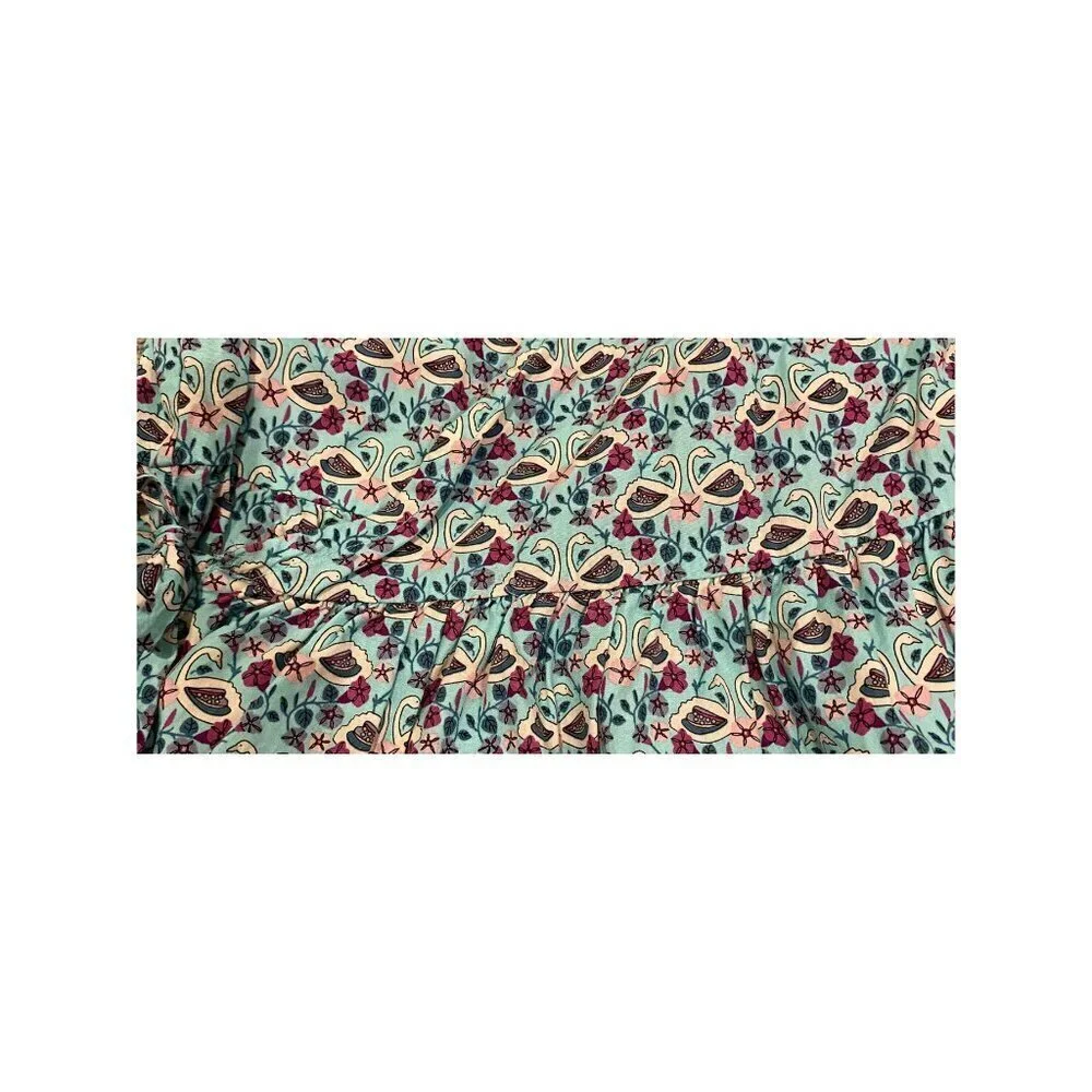 Tea Collection Blue Swan Print Dress